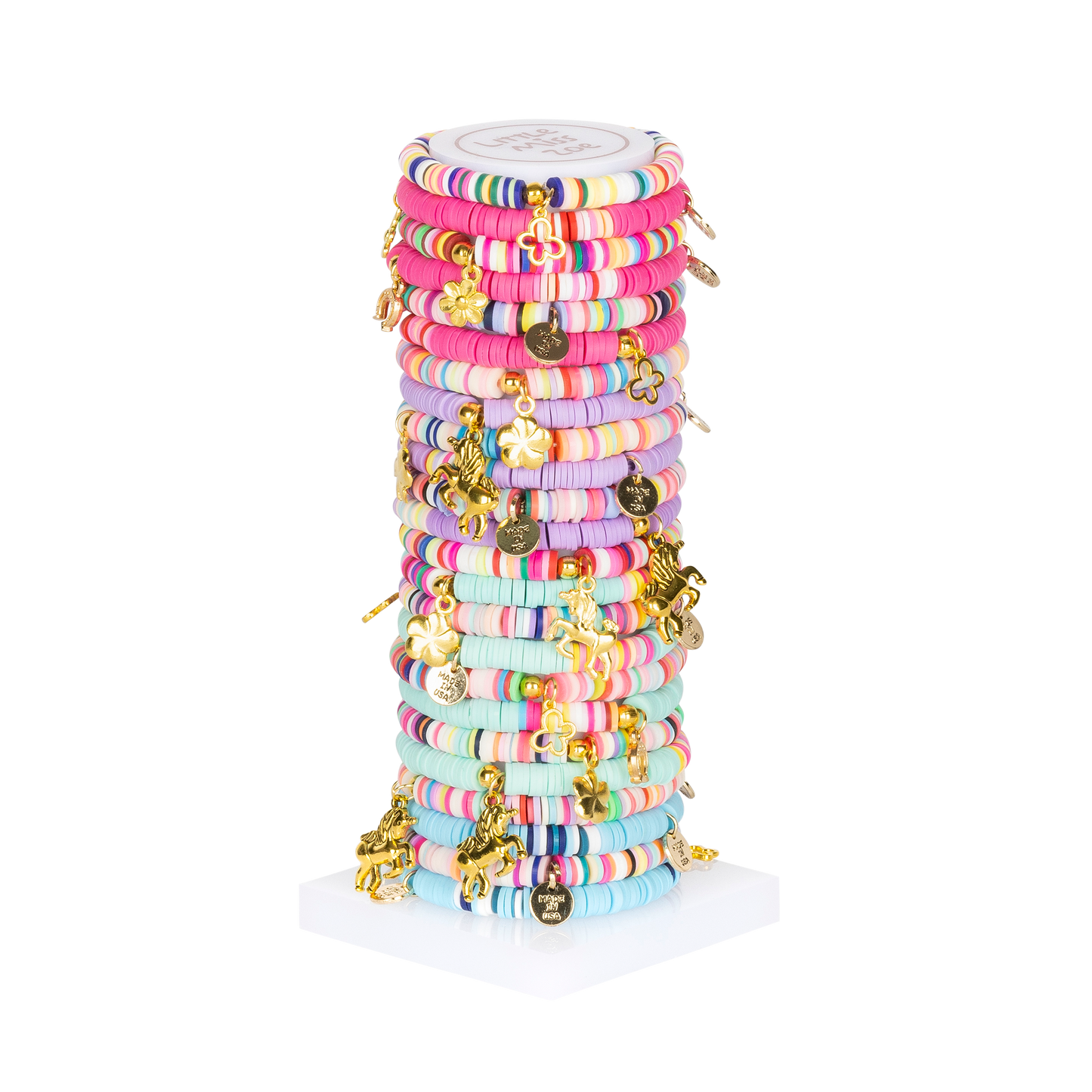 Vinyl Disc Charm Bracelets