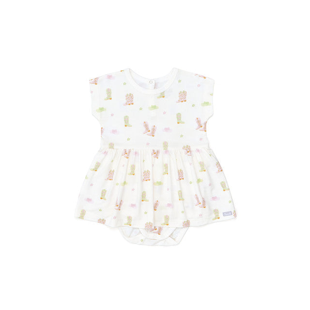 COWGIRL BOOTS Skirted Bodysuit