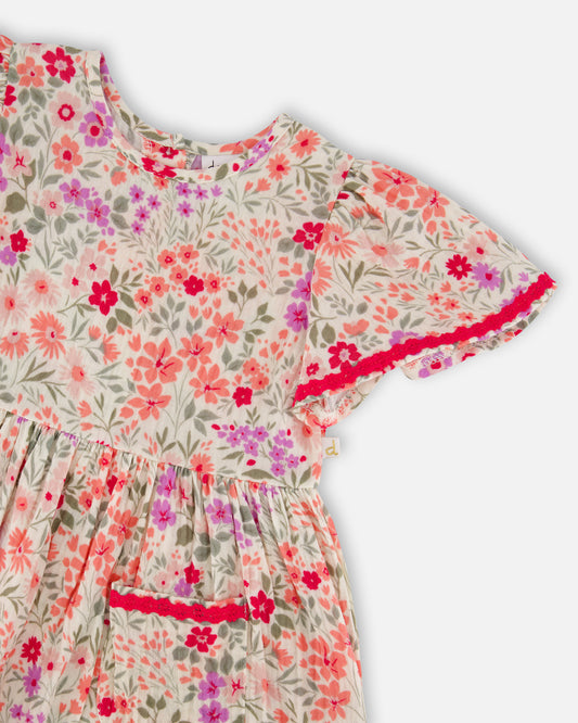Muslin Floral Dress