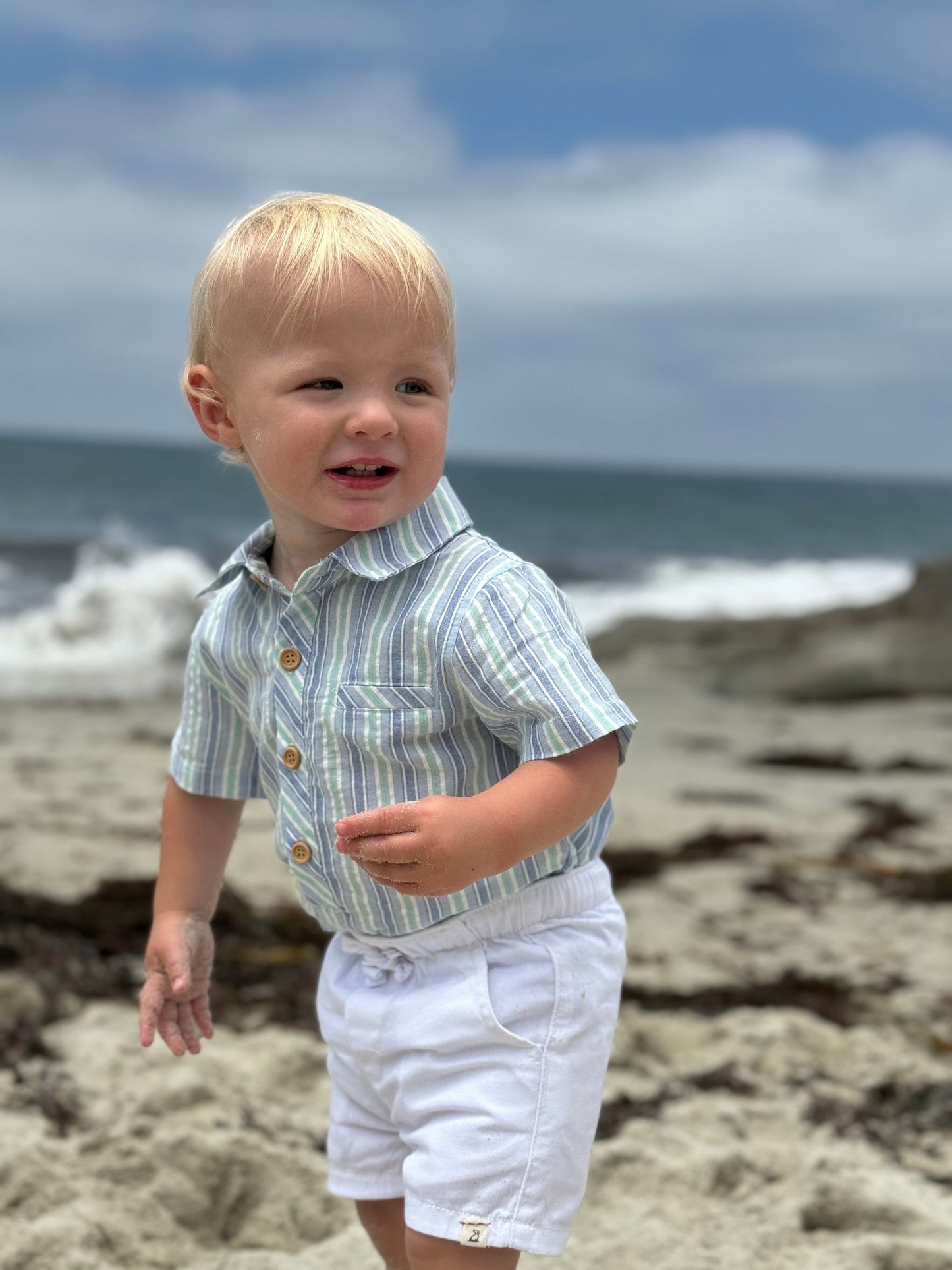 HELFORD Collared Cotton Bodysuit