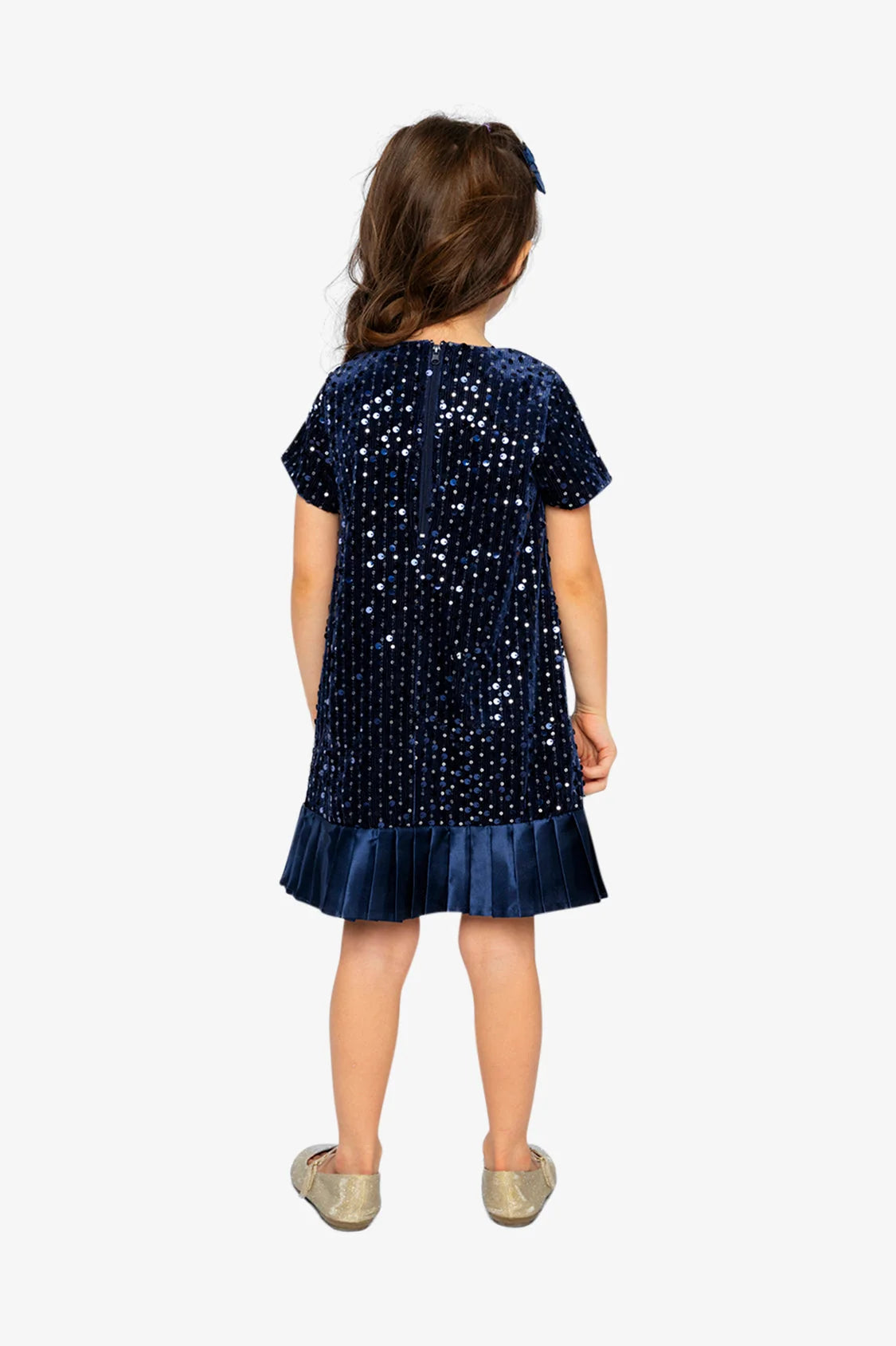 Navy Sequin Dress
