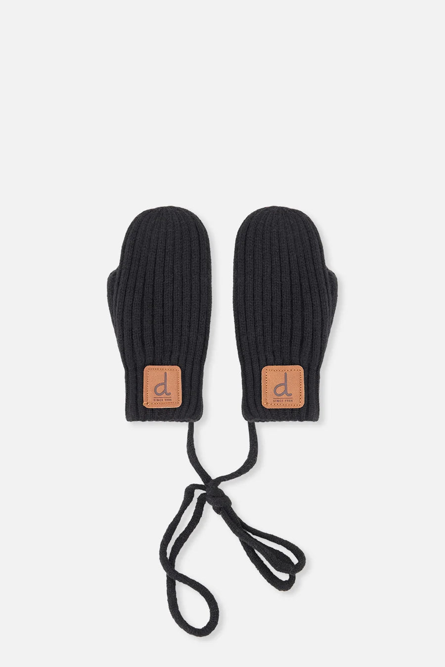Baby Knit Mittens w/String
