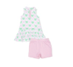 Heart Argyle - Polo Tennis Dress with Cartwheel Short