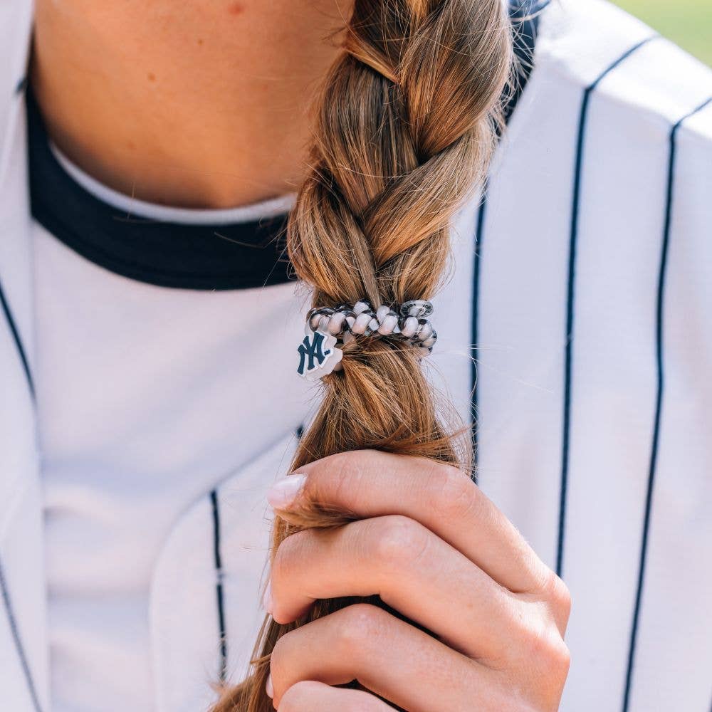 Spiral Hair Coils | Small | New York Yankees Hair Ties