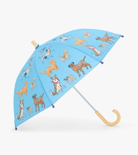 Little Pups Blue Umbrella