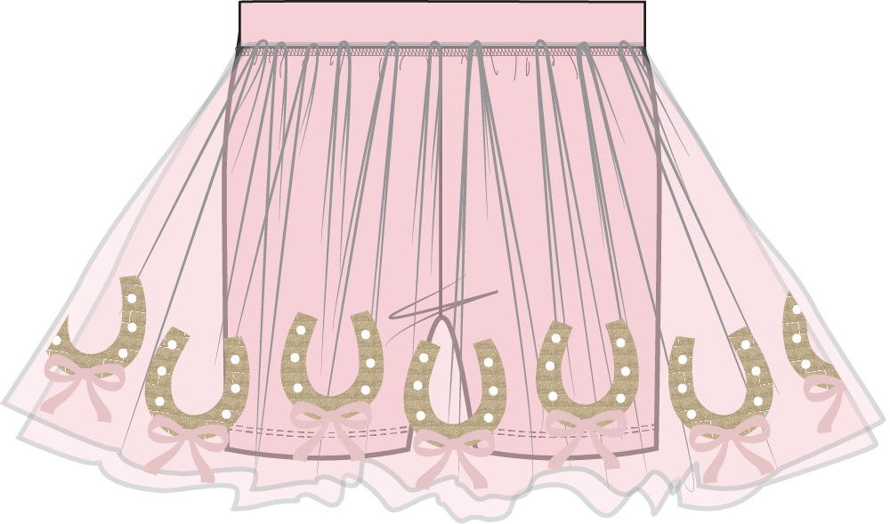 Horseshoe Tutu w/Bike Shorts
