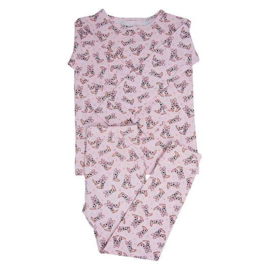 Big Kid Pajama - Cowhide Boots