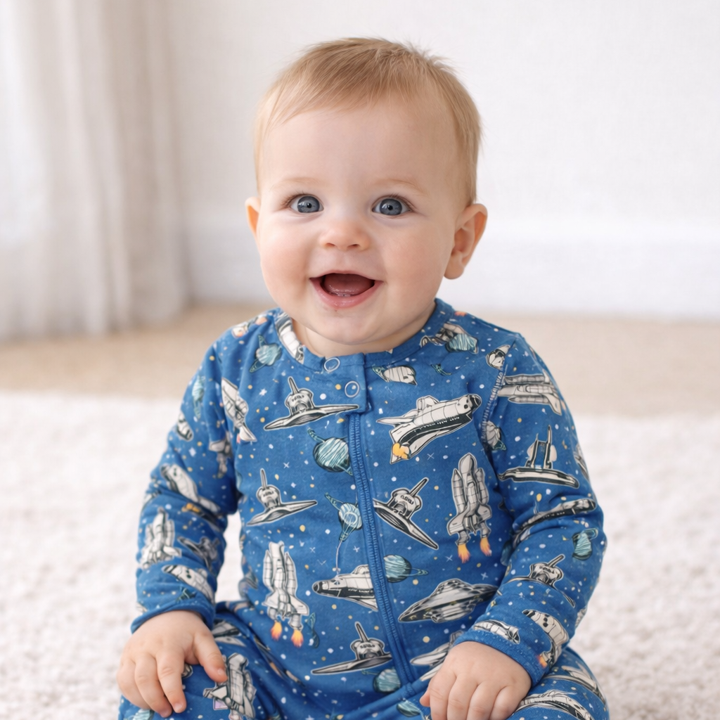 Deep In Orbit Zipper Footy