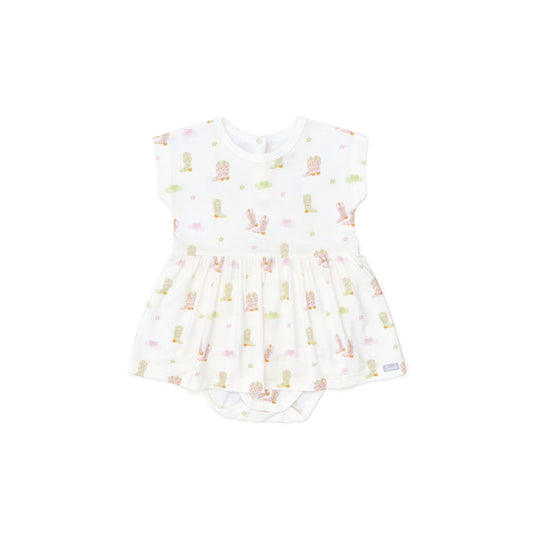 COWGIRL BOOTS Skirted Bodysuit