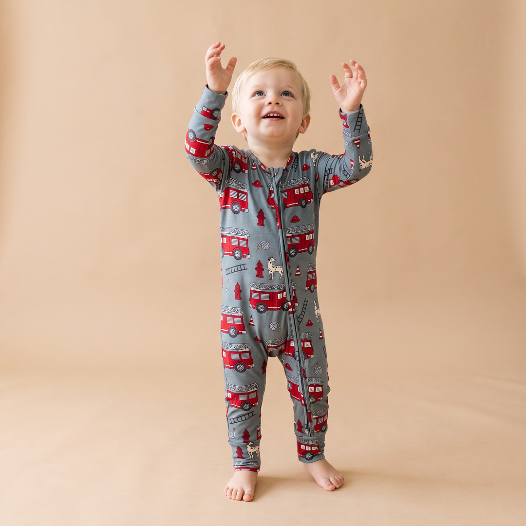 Fire Truck Playsuit