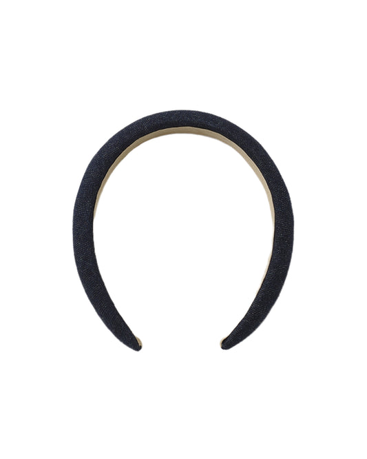 Padded Indigo Headband / One Size