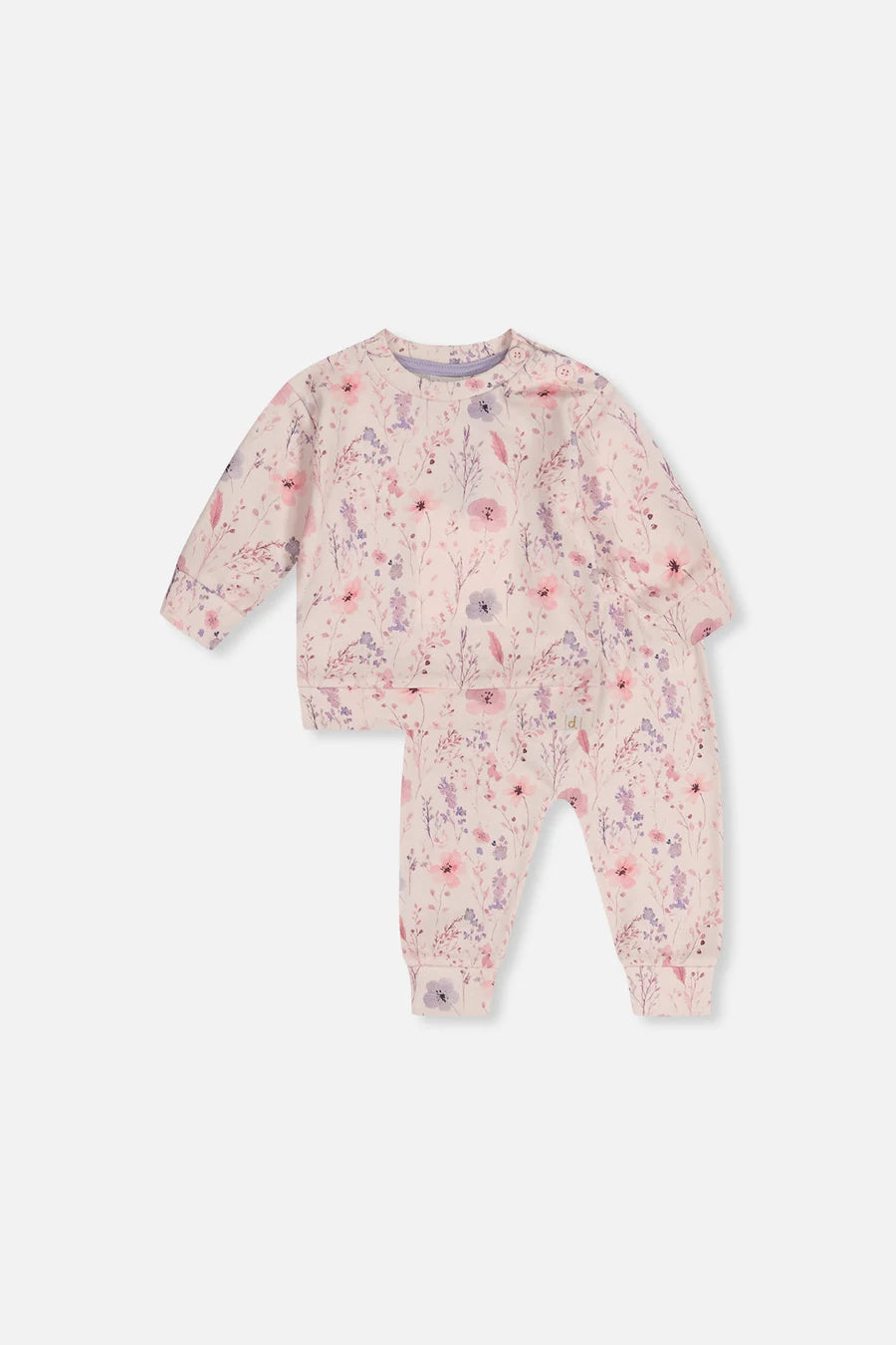 Pink Flowers Organic Set