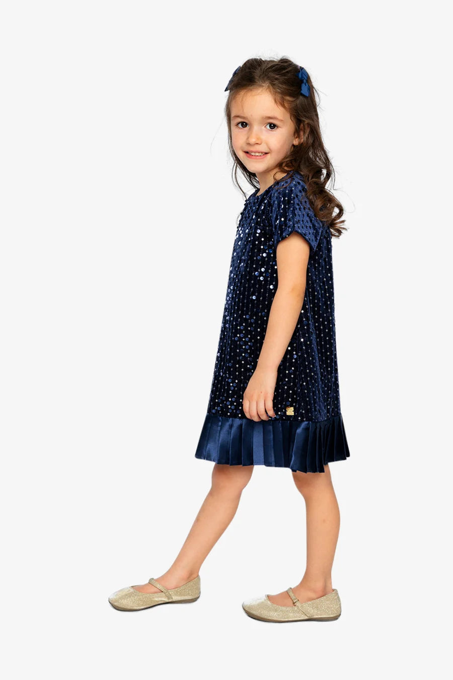 Navy Sequin Dress
