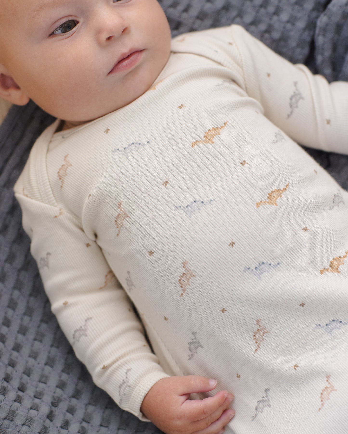 Knotted Baby Gown + Hat Set