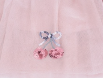Sweet Bow Cherries - Tutu w/ Bike Shorts