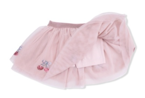 Sweet Bow Cherries - Tutu w/ Bike Shorts