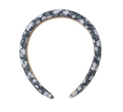 PADDED HEADBAND NAVY FLORAL