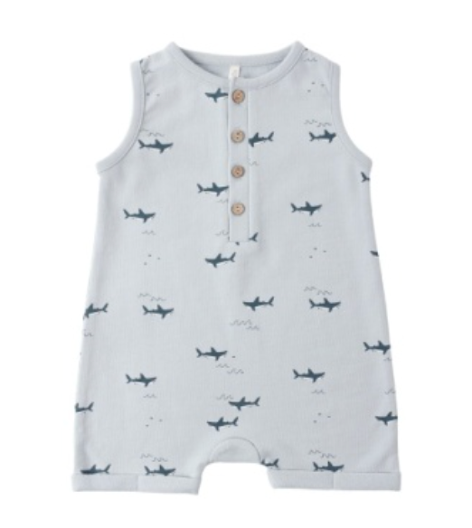 DAVIS ROMPER SHARKS