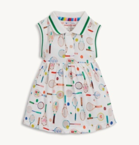 Love All Sleeveless Polo Collar Dress