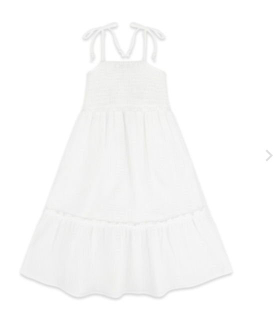 Harper Dress in White
