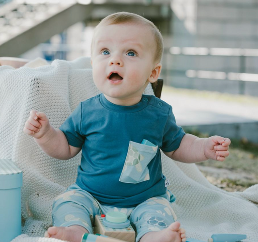 Organic Cotton Turtle Pants & Tee Set