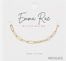 14K Charm Bar Necklace & Bracelet