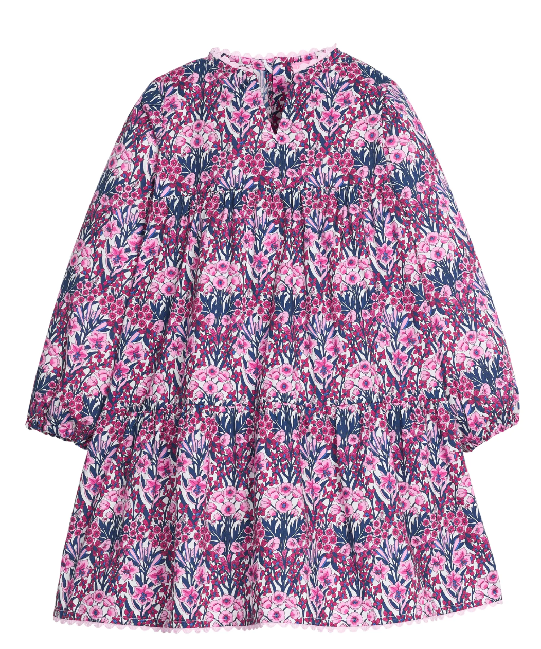 Positano Dress Long Sleeved - Foxcroft Winter Floral