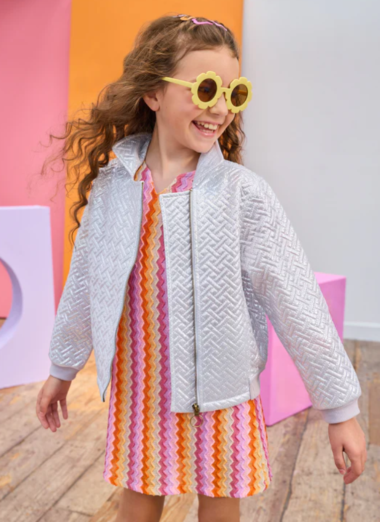 Natalie Dress - Milan Multi Zig Zag