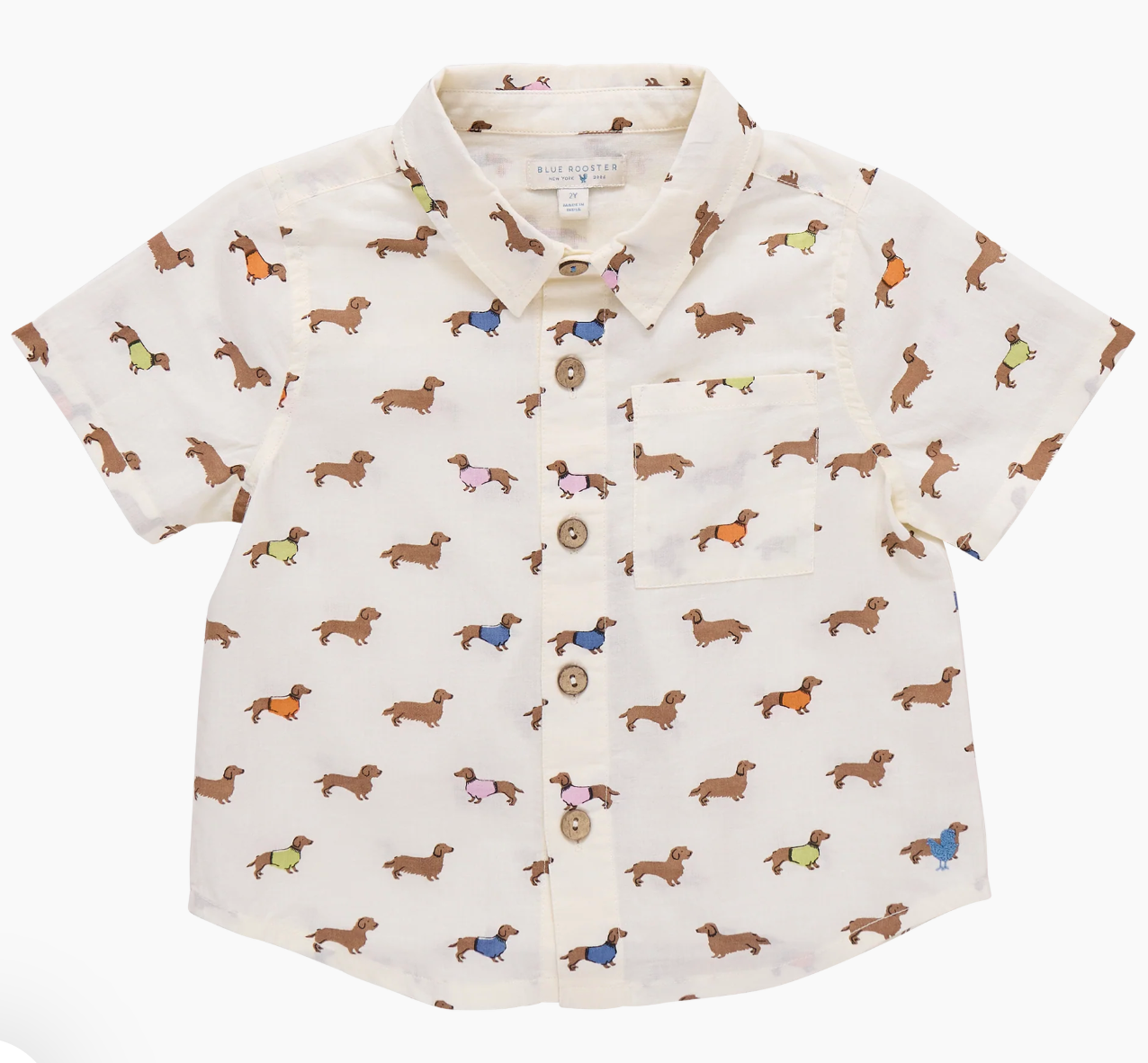 Boys Jack Shirt - Dachshunds in Sweaters