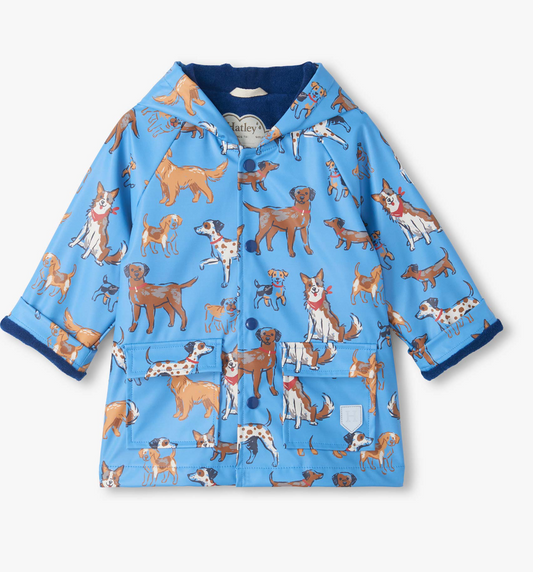 Little Pups Snap Raincoat