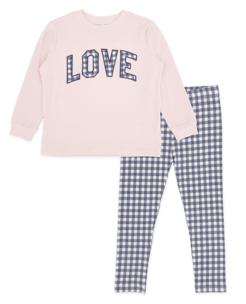 Ava Gingham Hacci Set