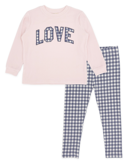 Ava Gingham Hacci Set