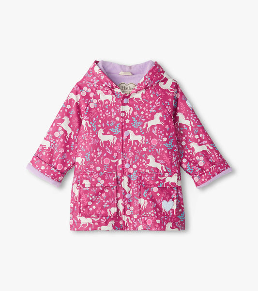 Unicorn Forest Snap Raincoat