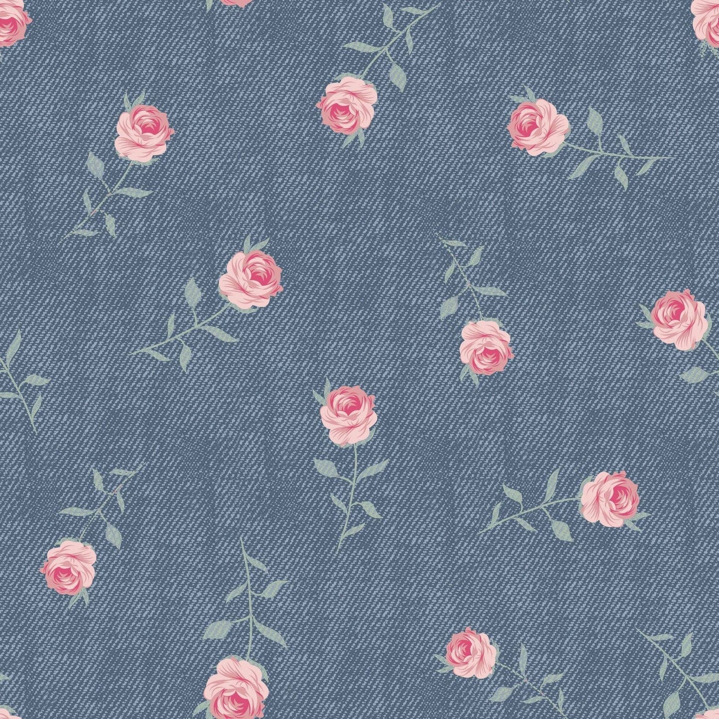 Bamboo Sleep Sack  -  Roxanne "Denim Roses"