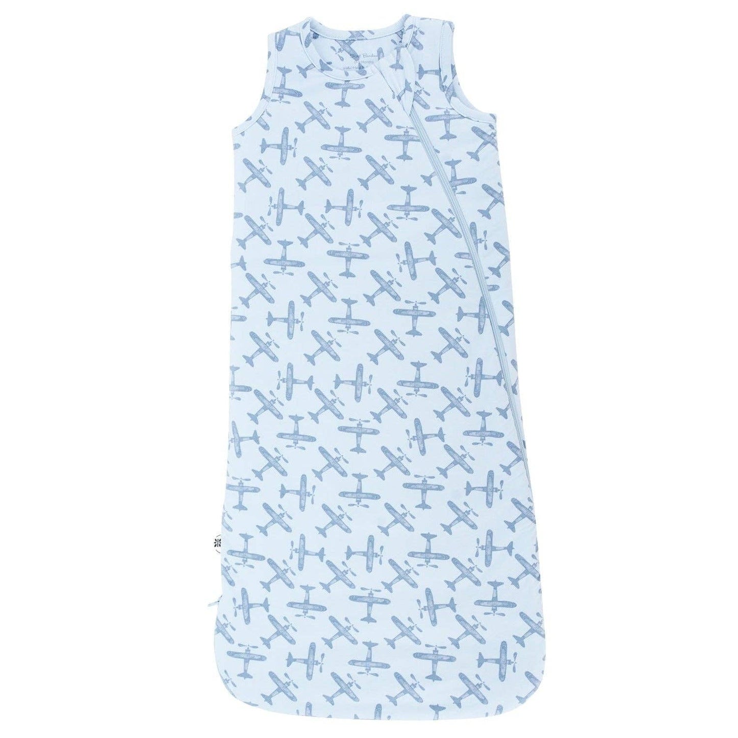 Bamboo Sleep Sack - Airplane Blue