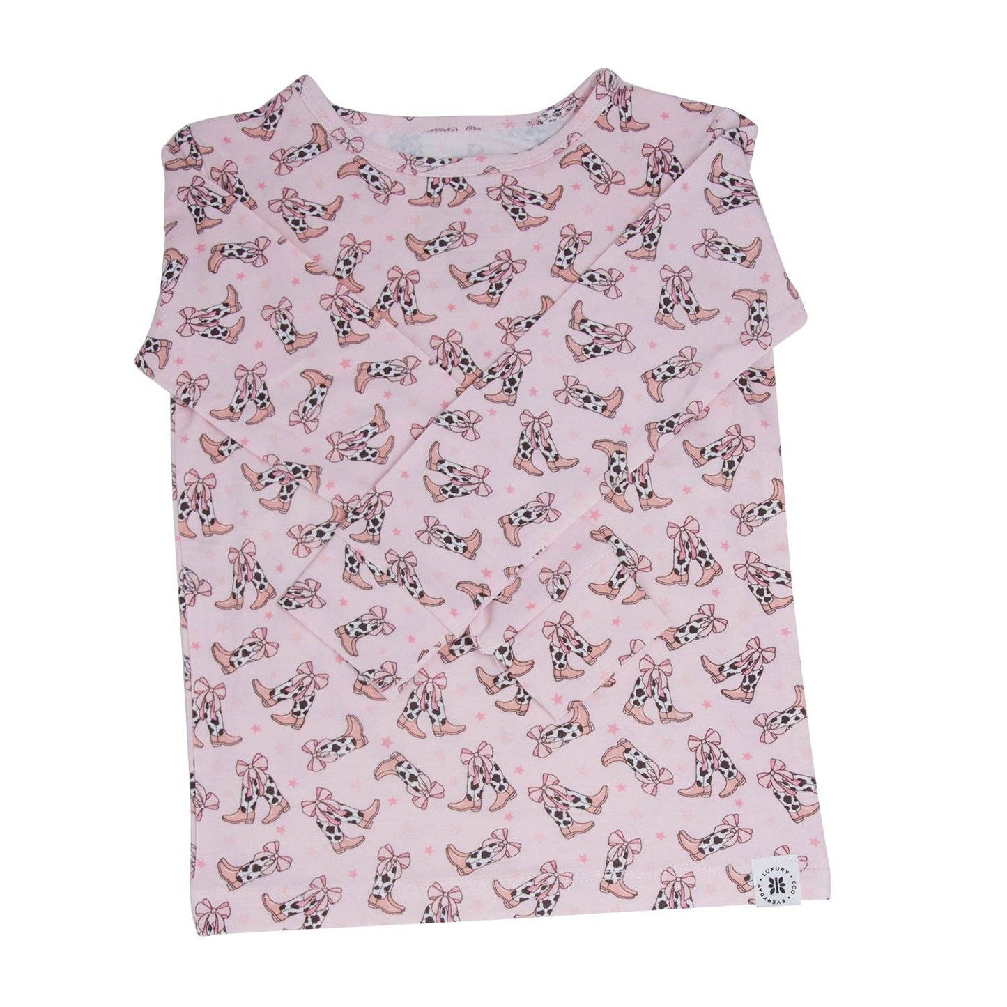 Big Kid Pajama - Cowhide Boots