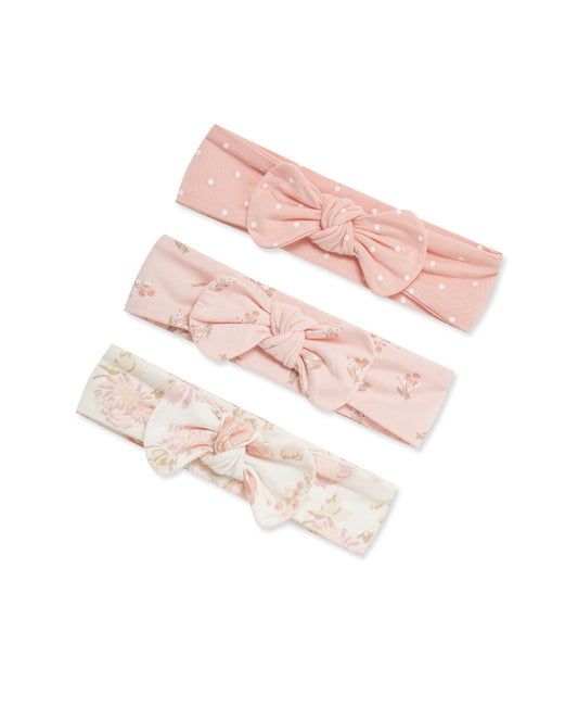 Floral 3pk Headband Set