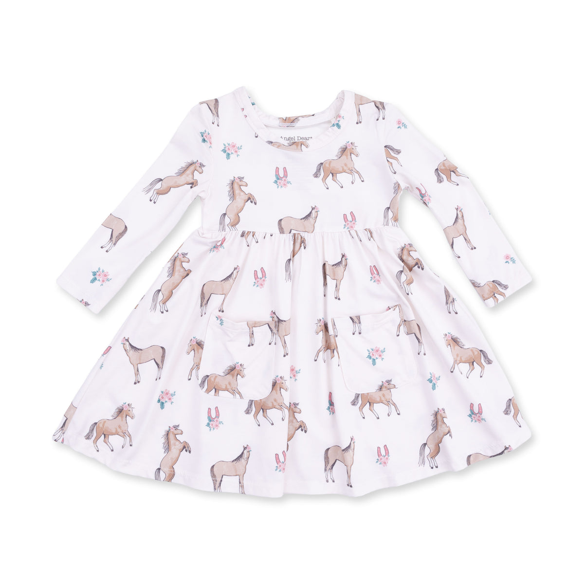 I love Horses Twirly L/S Dress