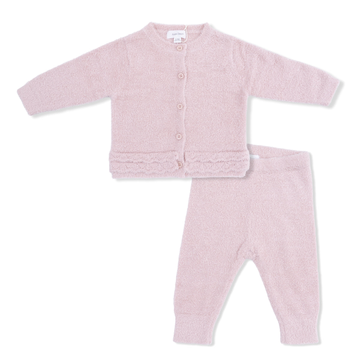 Chenille Cardigan set (sweater, pant, socks, hat)