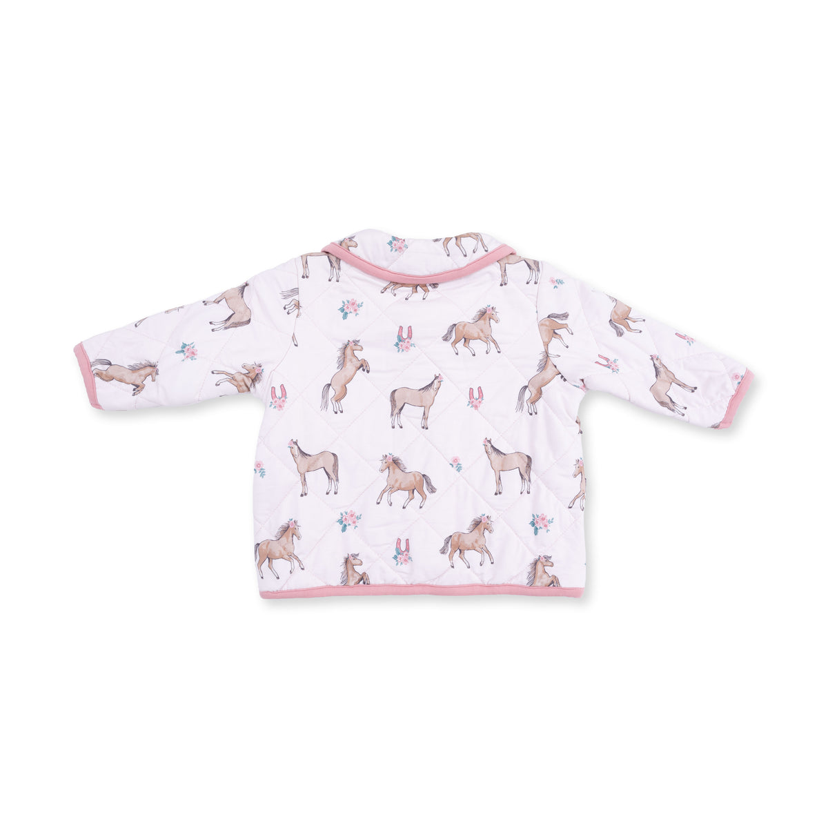 I Love Horses Quilted Barn Coat