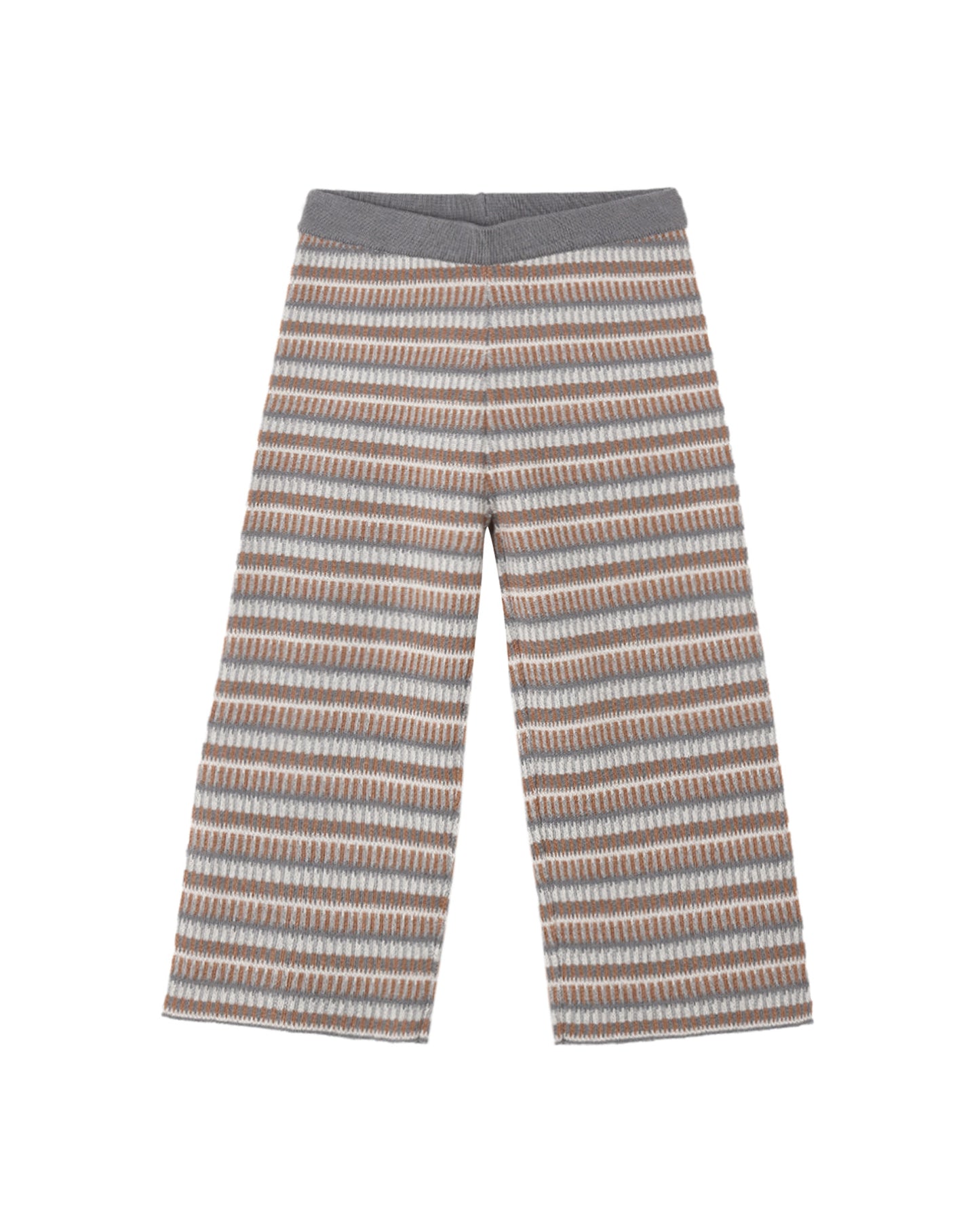 Boxy Crop Tee/Pant Set | Multi-Stripe