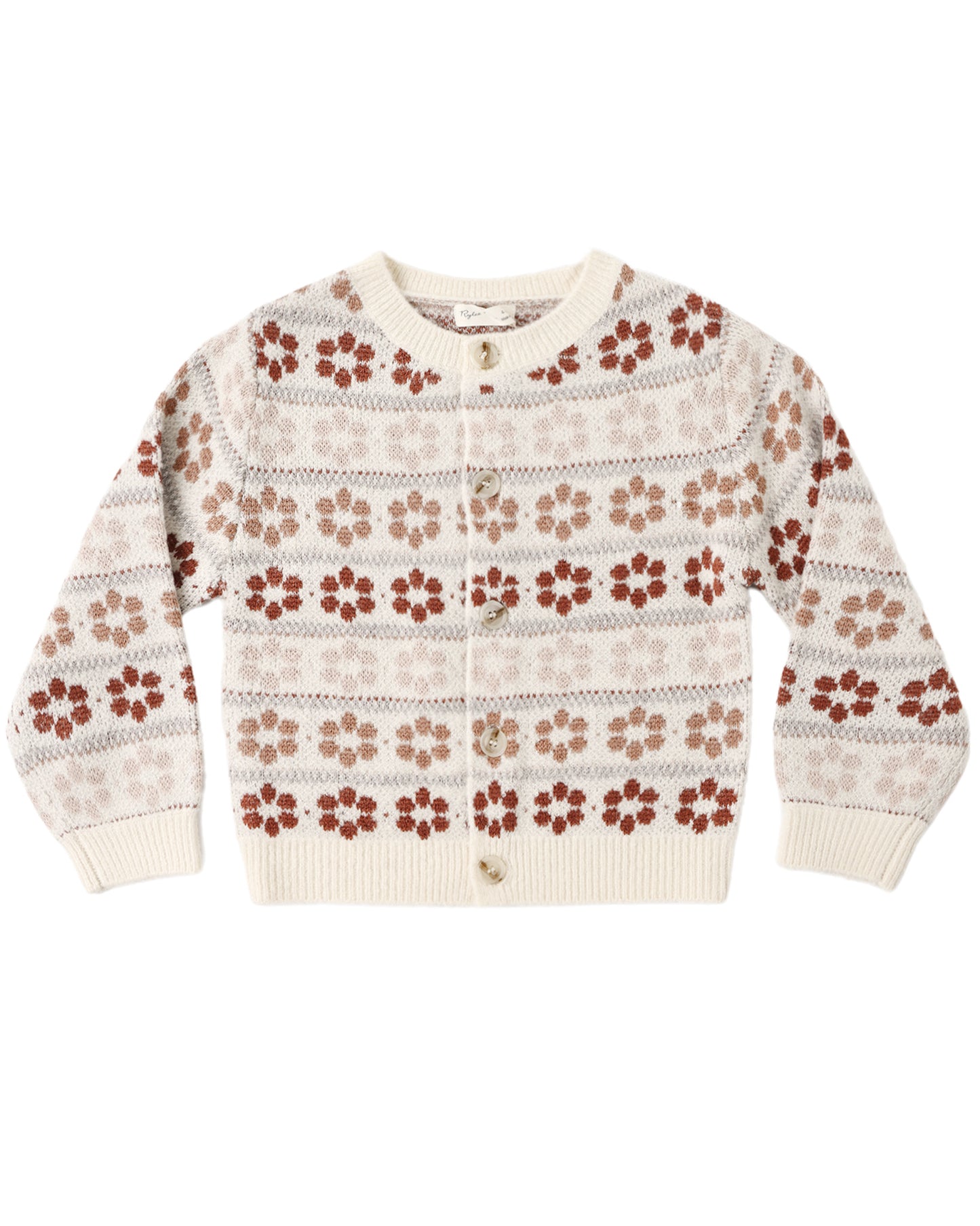 CHEYENNE CARDIGAN FLOWER FAIR ISLE