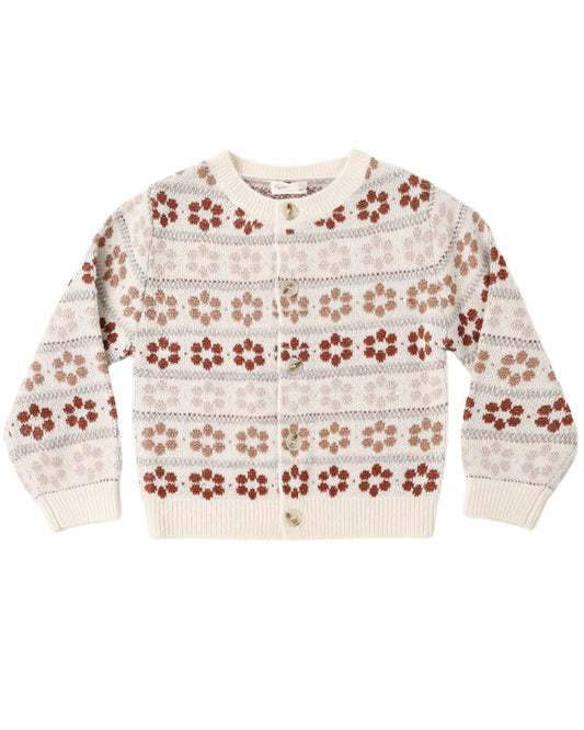 CHEYENNE CARDIGAN FLOWER FAIR ISLE