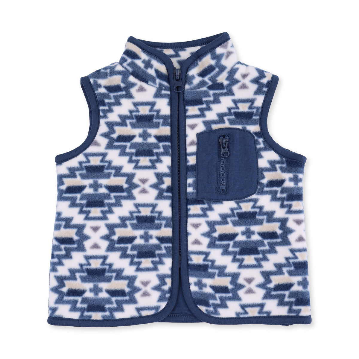 Southwest Fleece Zip Vest