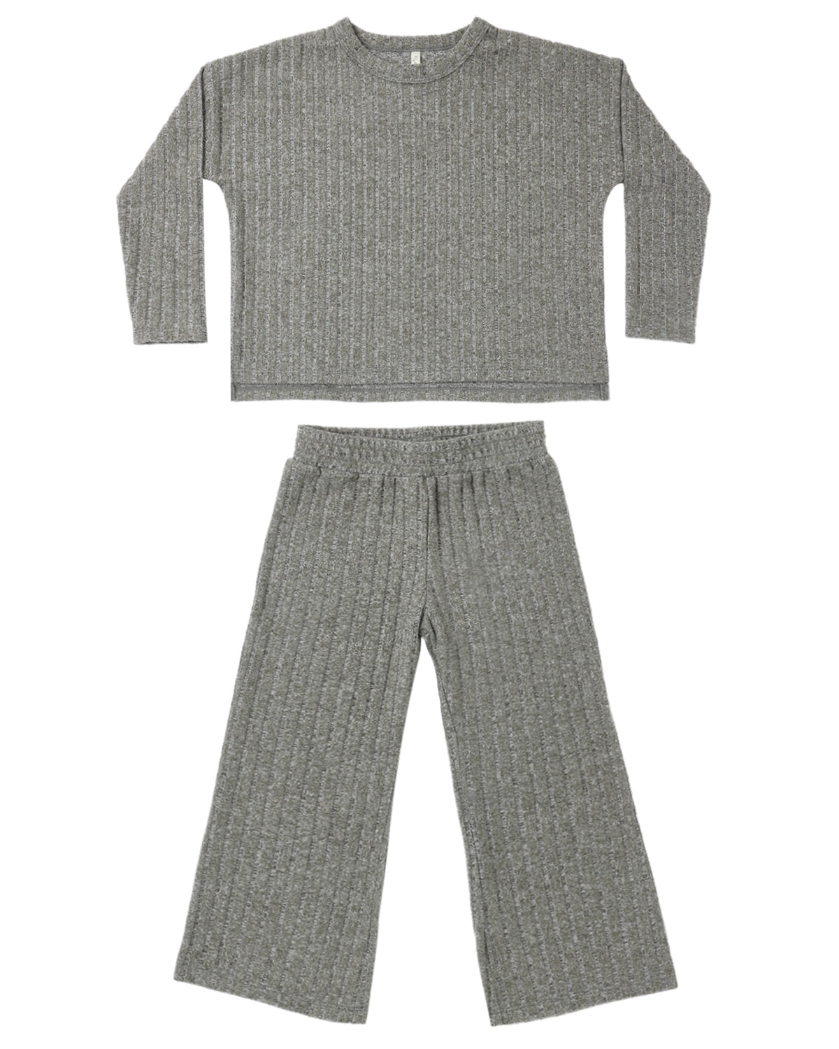 Cozy Rib Knit Set | Evergreen