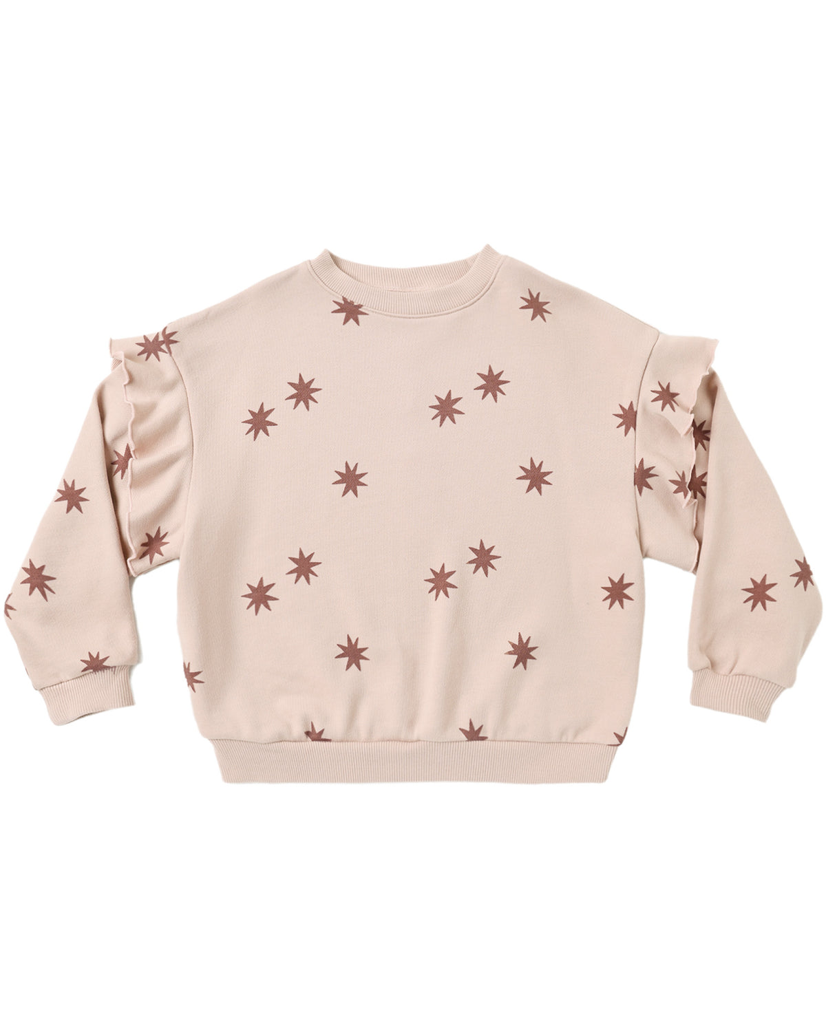 Clay Stars Ruffle Sweatshirt & Ribbed Legging